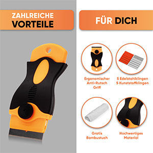 Vorteile des Astana Ceranfeldschabers